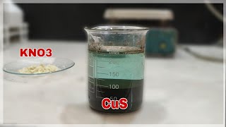 Waste treatment for COPPER and POTASSIUM NITRATE | Copper Cementation | Copper sulfide