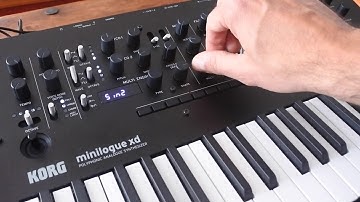 Minilogue xd Motion Mode as LFO