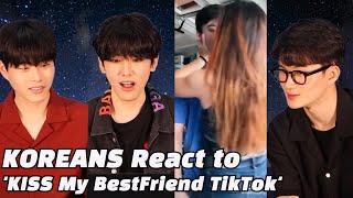 Koreans REACT TO 'KISS My BestFriend Challenge TikTok Compilation'