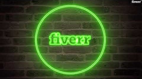 Create a neon sign logo animation - Best Logo Animation service