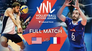 🇺🇸 USA vs. 🇫🇷 FRA - Full Match | Preliminary Phase | Men's VNL 2022