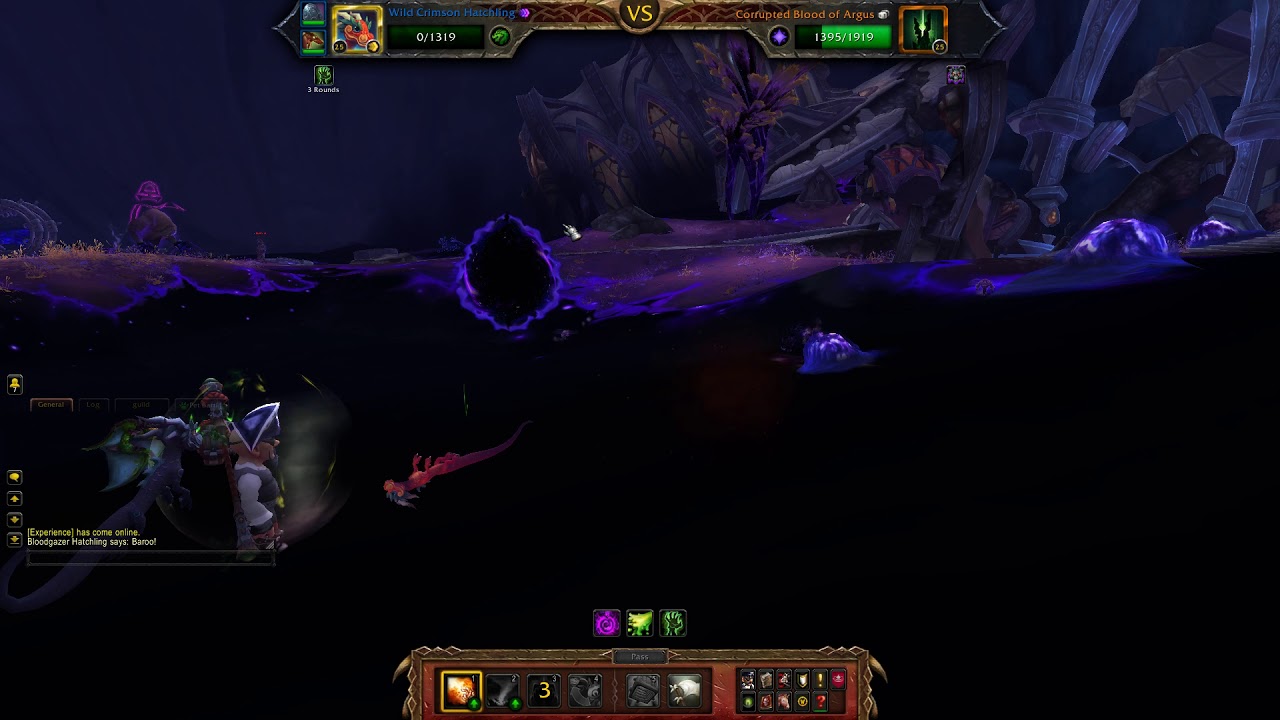 How to beat corrupted blood of argus with Dragonkin Pets - world of warcraft