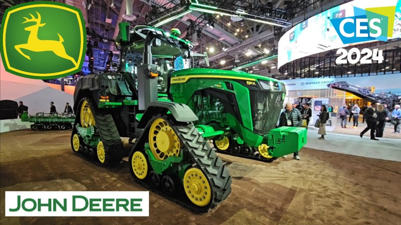 John Deere showcased its innovative technology in agriculture at ces