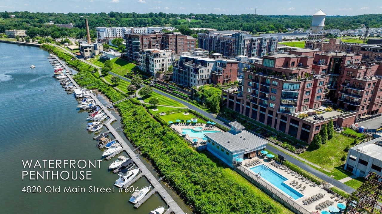 Waterfront Penthouse Perched on the Banks of the James River in ...