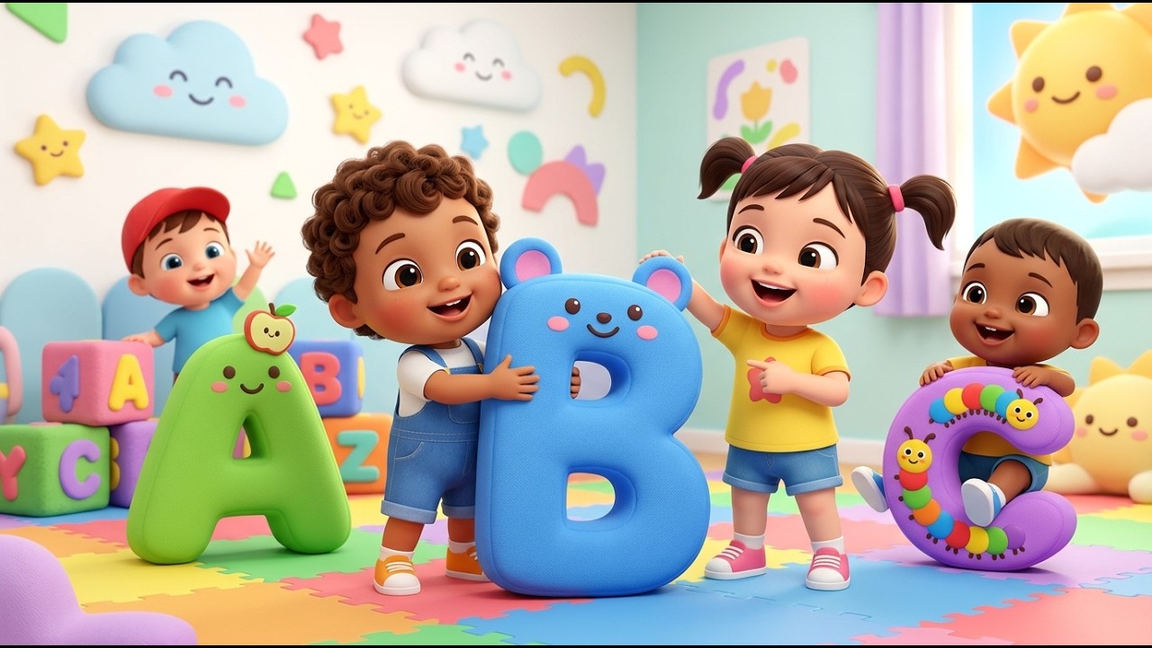 ABC Song for Kids | Alphabet Learning Song | Fun Nursery Rhyme for ...