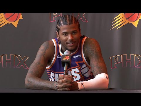 "I think we're going to compliment each other" Jalen Green Talks Devin Booker At Suns Media Day