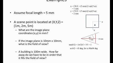 CSCI 512 - Lecture 02-2 Sensors and Image Formation