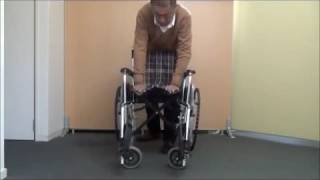 折りたたみ自走用車椅子使い方動画