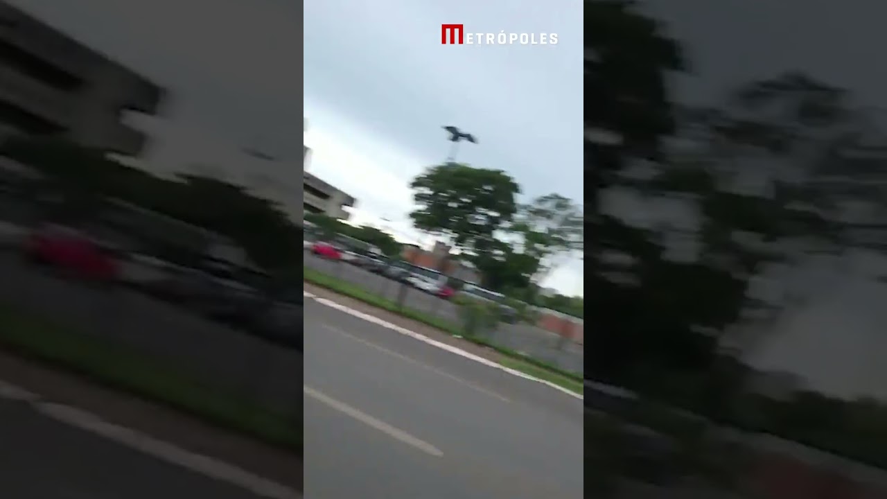 Motorista de BMW bate em carros durante racha na Asa Sul e foge
