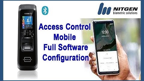 Nitgen En Bio Access Control-T2 Mobile full  Configuration - Asa Technologybd
