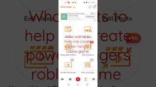 Who Wants To Help Me Make A Power Rangers Roblox Game