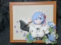 ダイソー樹脂粘土で Re・ゼロから始める異世界生活レム を作ってみました。 Re:Zero -Starting Life in Another World (Rem)
