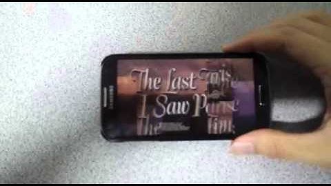 Galaxy s4 video playback issue
