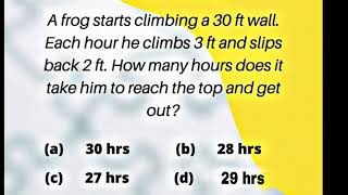 Frog's Wall Puzzle With Full Solution | Frog Logical Puzzles and Riddles | Brain Puzzles | IPS Quiz