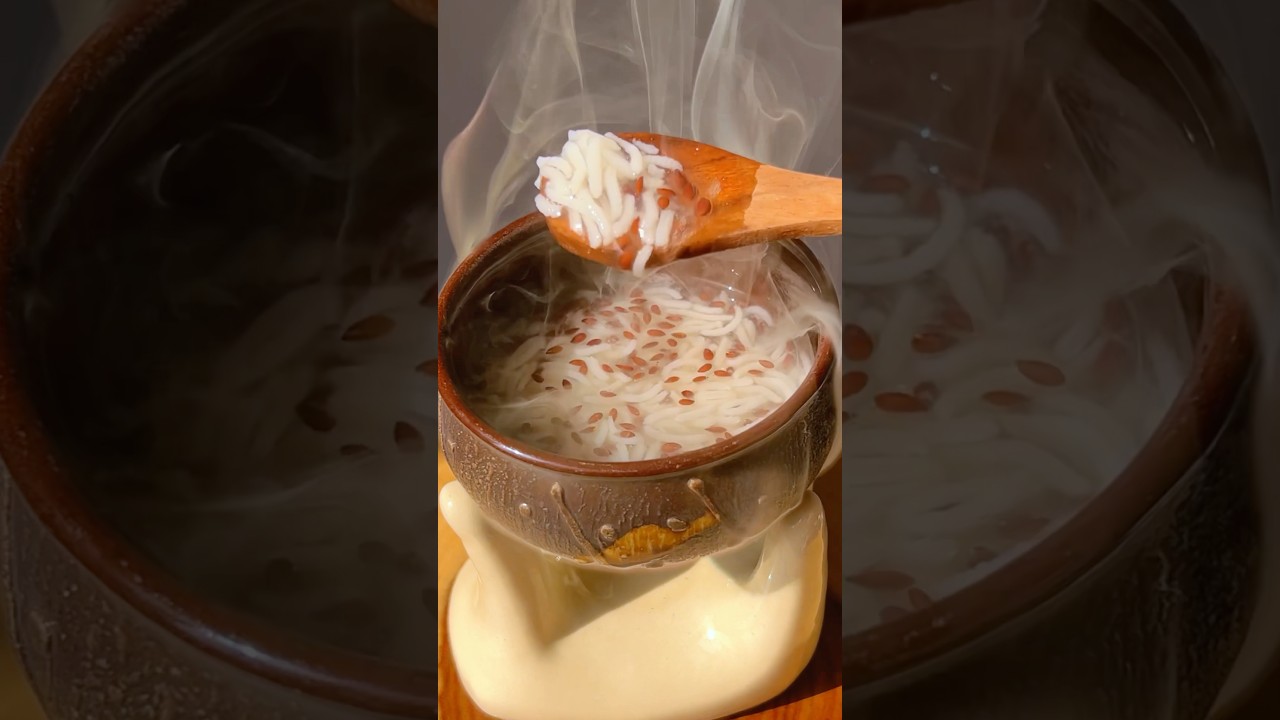 rice+flaxseed korean ice facial for glowing skin & natural botox #skincare #glowingskin #beautyhacks