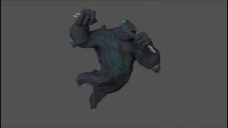 [Zbrush] Kaiju Leatherback - turntable