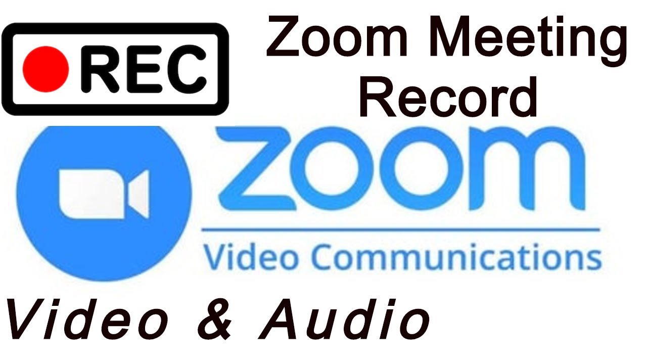 How To Record a Meeting in Zoom (Video and Audio) - YouTube