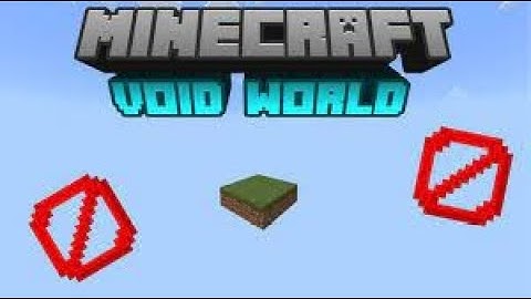 How To Create A Void World in Minecraft Java Edition.