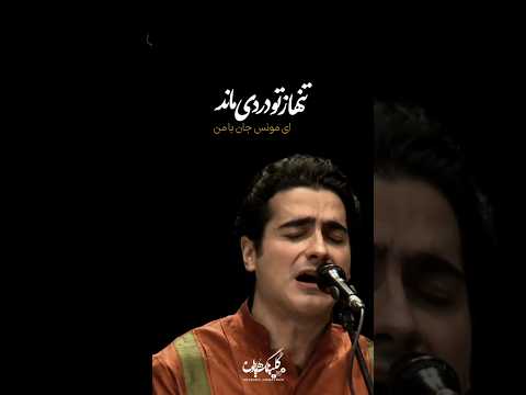 تنها ز تو دردی ماند ای مونس جان با من همایون شجریان و علی قمصری