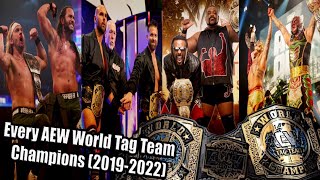 Every AEW World Tag Team Champions (2019-2022)