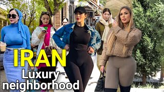 NightLife of Rich Kids of IRAN🇮🇷Atmosphere of the street of TEHRAN - IRAN PRESIDENT Helicopter ایران