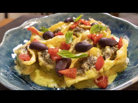 Ленивые пельмени или лазанья. Называйте как хотите, главное это вкусно. Ракушки с мясом