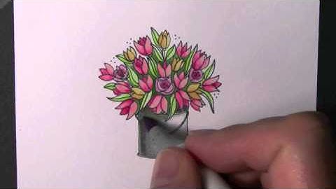 Lockhart Tulips with Copic Markers: Part 2 of 2