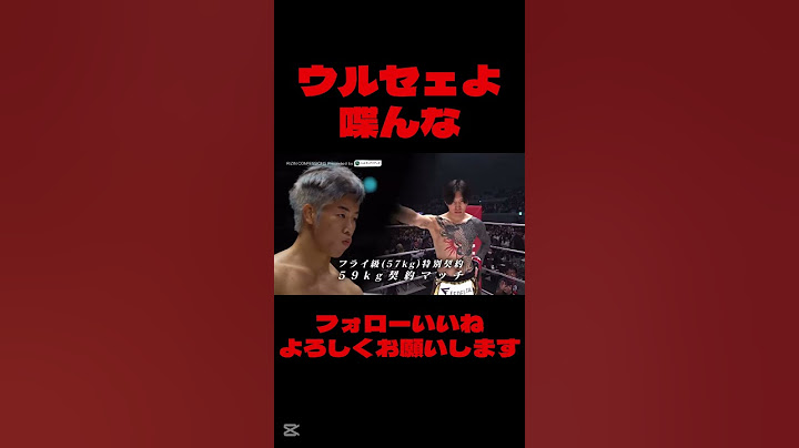 ウルセェよ喋んな#rizin #格闘技