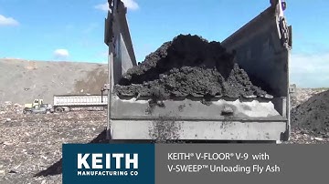 V-FLOOR V-9 System Unloading Aggregate, Fly Ash & Salt
