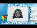 How to Draw the GODZILLA GHILLIE MASK