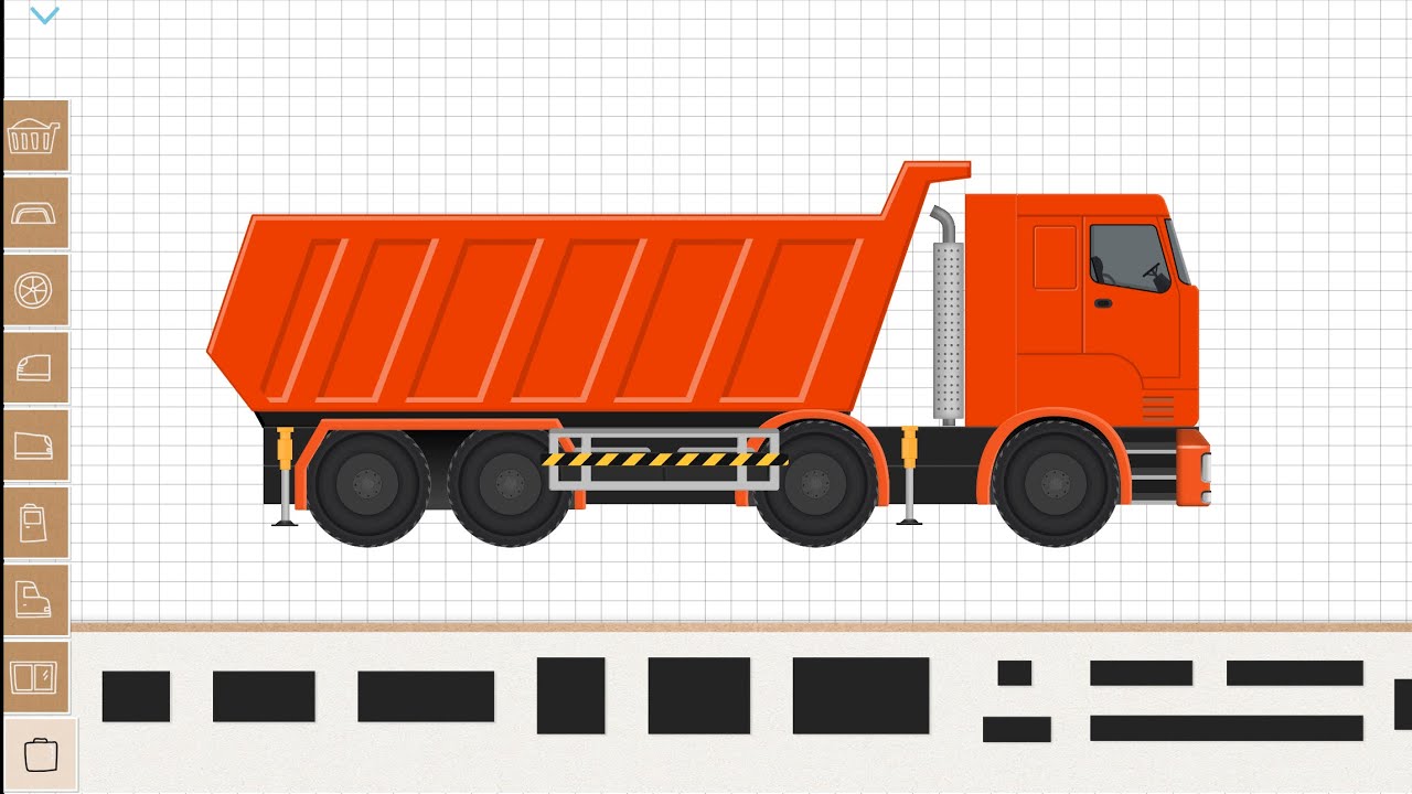 Labo Constructions Truck: Orange DUMPTRUCK 🚚