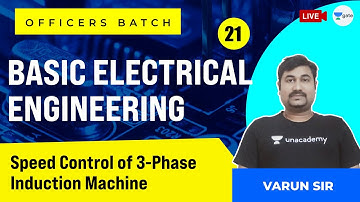 Speed Control of Three Phase Induction Machine | L:21 | Basic Electrical Engineering | ESE 2021