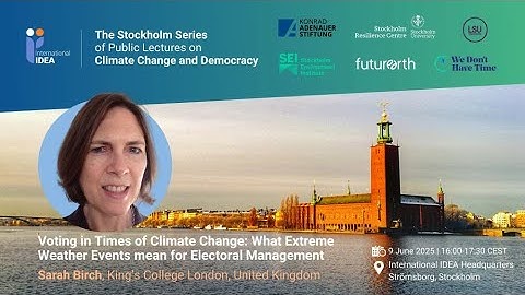 Stockholm Series #7: Voting in times of climate change