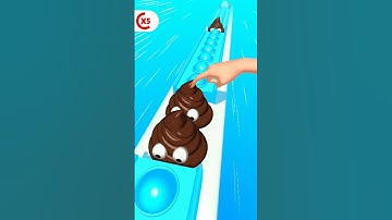 pop run 3D gameplay 💩 || Mobile game 196#shortvideo #mobilegaming #poprungame #poprun3dlive