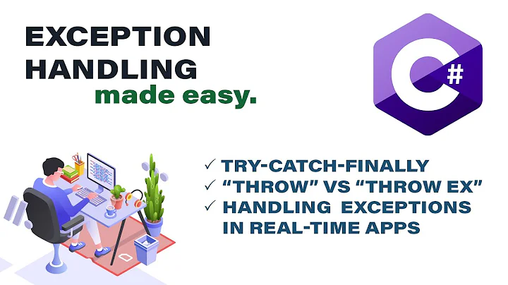 Exception Handling in C# .Net made easy! | Try Catch Finally | Throw | Throw ex | Codelligent