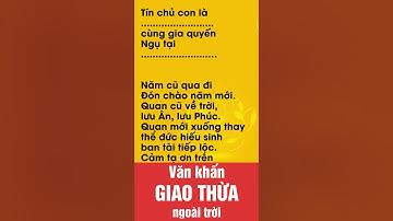 VĂN KHẤN : GIAO THỪA NGOÀI TRỜI #Shorts (BẢN NGẮN GỌN)