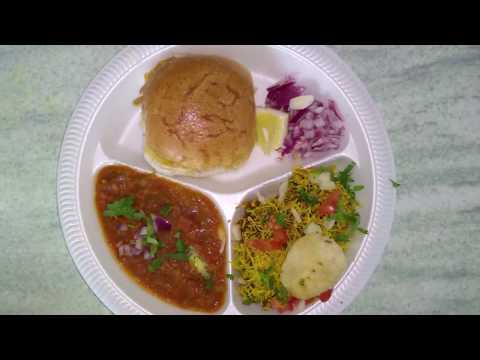 Pav Bhaji & Bhel Puri for £4.00 - India Street Food Recipe at Geeta's Fast Food Restaurant Leicester