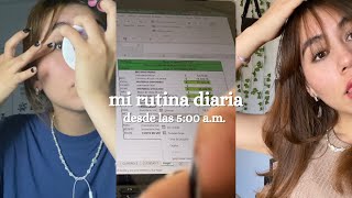 rutina de 5:00 a.m. para la uni ˚୨୧⋆˚ ⋆ by verito !