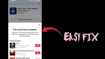 How to fix tiktok "This sound isn