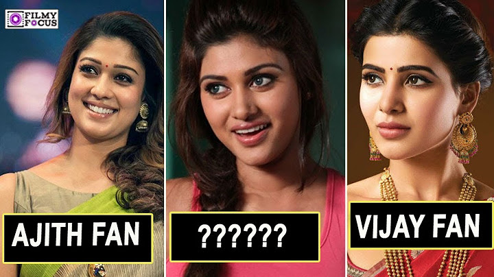 தமிழ் நடிகைகளுக்கு பிடித்த நடிகர், அஜித்தா? விஜய்யா? | Actress Favourite Hero, Ajith? Vijay?