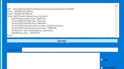 Powershell GUI tool WPF