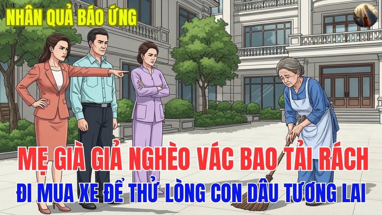 Mẹ Già Giả Nghèo Vác Bao Tải Rách Đi Mua Siêu Xe, Bị Con Dâu Tương Lai  Đuổi Đi Và Cái Kết Chấn Động
