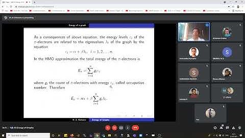 Talk 43 Energy of graphs