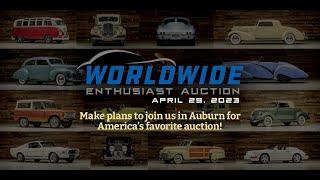 The Enthusiast Auction 2023 • Worldwide TV • Automobiles & Memorabilia