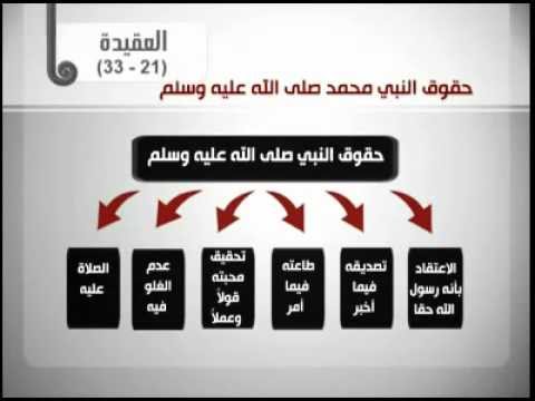 حقوق النبي || العقيدة الإسلامية 21/33 - YouTube