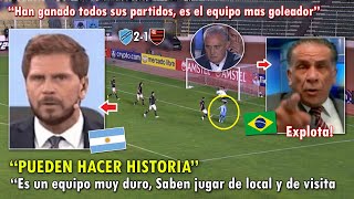 "ES CANDIDATO"PERIODISTAS ARGENTINOS Y BRASILEÑOS REACCIONARON ASI A BOLIVAR VS FLAMENGO 2-1 HOY