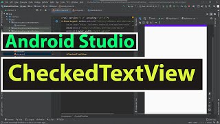 20. Android Studio ile CheckedTextView Kullanımı