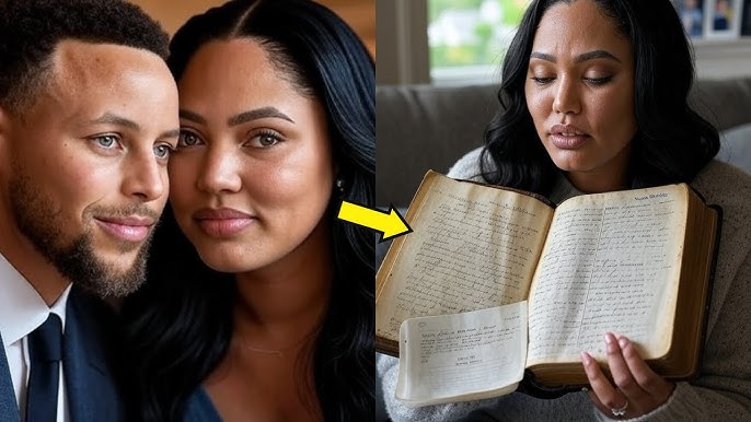 Ayesha discovers an old message from Stephen Curry in a Bible that had been  kept for 20 years - YouTube