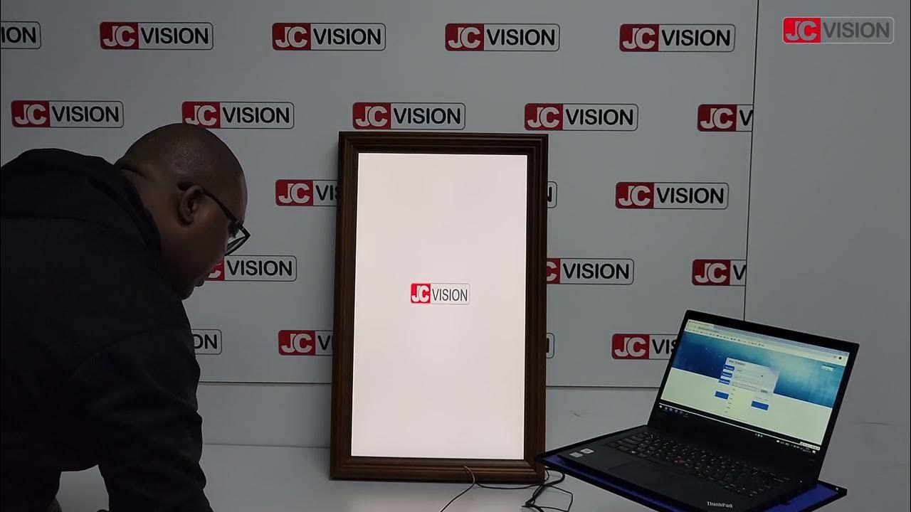 JCVision 4K Digital Photo Frame with CMS Software YouTube
