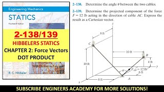 Celebrity 2-138 | Chapter 2: Force Vectors | Hibbeler Statics 14th ed | Engineers Academy Profile
